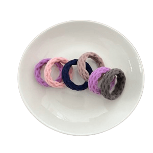 jacquard pattern hair bands